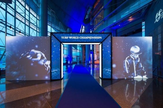 LED screen welcome arch